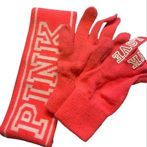 PINK🔥 Head band and gloves